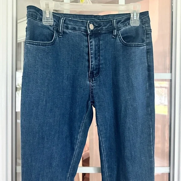 Saints and Hearts Women's Blue Flared Jeans medium - Picture 7 of 7